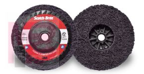 3M Scotch-Brite Clean and Strip XT Pro Disc  T27 Quick Change  5 in x 5/8-11 in  S XCS  10 per case