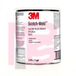 3M Scotch-Weld Low Odor Acrylic Adhesive 810 Black Part A  1 Gallon  4 per case