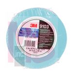 3M Printable Repulpable Single Coated Splicing Tape 9103 Blue 24mm x 55m 36 per case Bulk