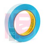 3M Repulpable Double Coated Flying Splice Tape for Newsprint 913 Blue 18 mm x 33 m 48 per case Bulk