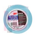 3M Thin Printable Repulpable Single Coated Splicing Tape 9969B Blue 48mm x 55m 24 per case Bulk