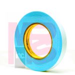 3M Repulpable Double Coated Tape 9974B Blue 18mm x 55m 48 per case Bulk