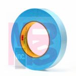 3M Repulpable Double Coated Tape 9974B Blue 24mm x 55m 36 per case Bulk