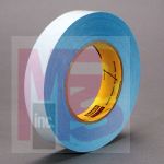 3M Repulpable Double Coated Tape R3227 Blue 18mm x 55m 48 per case Bulk