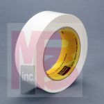 3M Repulpable Flatback Tape R3127 White 12mm x 55m 72 per case Bulk