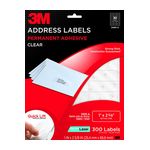 3M Address Labels 3400-A, 1 in x 2 5/8 in, 30/sheet, 10 sheets/pk