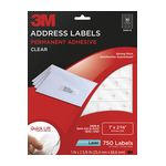 3M Address Labels 3500-B, 1 in x 2 5/8 in, 30/sheet, 25 sheets/pk