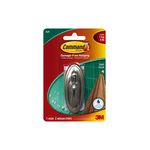 3M 17051BN-B Command Traditional Hook Medium Brushed Nickel - Micro Parts &amp; Supplies, Inc.