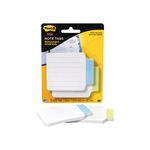 3M 2200-GB Post-it Note Tab 3 3/8 in x 2 3/4 in Green Blue - Micro Parts &amp; Supplies, Inc.