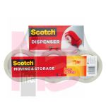 3M 3650-6-DP3 Scotch Long Lasting Moving &amp; Storage Packaging Tape 1.88 in x 54.6 yd (48 mm x 50 m) - Micro Parts &amp; Supplies, Inc.