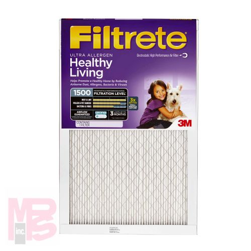 3M Filtrete Ultra Allergen Reduction Filters 2010-4pk  12 in x 12 in x 1 in (30.4 cm x 30.4 cm x 2.5 cm)