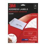 3M Address Labels 13500-C, 1 1/3 in x 4 in, 14/sheet, 10 sheets/pk