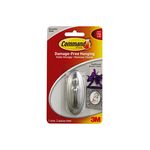 3M 17051BN Command Traditional Hook Medium Brushed Nickel - Micro Parts &amp; Supplies, Inc.