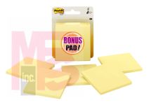 3M Post-it Notes 5400  3 in x 3 in (76 mm x 76 mm) Canary Yellow