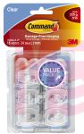 3M 17006CLRVPES Command Mini Clear Hooks Clear Strips - Micro Parts &amp; Supplies, Inc.