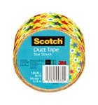 3M 910-STR-C Scotch(R) Duct Tape 1.88 in x 10 yd (48 mm x 9.14 m) Stars 6 rls/cs - Micro Parts &amp; Supplies, Inc.