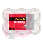 3M Scotch Shipping Packaging Tape 3350L-6  1.88 in x 109 yd (48 mm x 100 m) 6 Pack