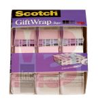 3M Scotch GiftWrap Tape 311 3/4 in x 300 in