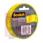 3M Scotch Expressions Masking Tape 3437-P5  .94 in x 20 yd (24 mm x 18.2 m) Ruler