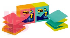 3M R330-N-ALT Post-it Pop-up Notes 3 in x 3 in (76 mm x 76 mm) Cape Town Collection - Micro Parts &amp; Supplies, Inc.