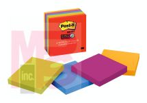 3M 654-6SSAN Post-it Super Sticky Notes  3 in x 3 in Marrakesh Collection - Micro Parts &amp; Supplies, Inc.