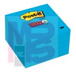 3M Post-it Super Sticky Notes 654-5SSBW  3 in x 3 in (76 mm x 76 mm) Mediterranean Blue