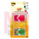 3M Post-it Prioritization Flags 682-ARR-RYG  .94 in x 1.7 in (24 mm x 43.2 mm)