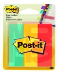 3M Post-it Page Markers 5222  1 in x 3 in x in (22.2 mm x 73 mm) Assorted Colors 3 Pads/Pack 50 Sheets/Pad