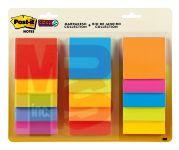 3M Post-it Super Sticky Notes 654-15SSMULTI  3 in x 3 in (76 mm x 76 mm) Assorted Colors Marrakesh and Rio de Janeiro Collections 15 Pads/Pack 45 Sheets/Pad