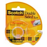 3M Scotch Double Sided Tape 137S  1/2 in x 400 in (12.7 mm x 10.1 m)