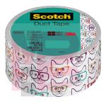 3M Scotch Duct Tape 910-P3  1.88 in x 10 yd (47.7 mm x 9.14 m) Cat with Glasses