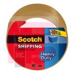 3M Scotch Heavy Duty Shipping Packaging Tape 3850T 1.88 in x 54.6 yd (48 mm x 50 m) Tan 12 per case