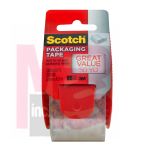 3M Scotch Shipping Packaging Tape 152  1.88 in x 1800 in (48 mm x 45.7 m)