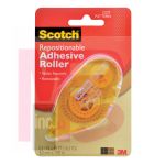 3M Scotch Adhesive Roller Repositionable 6055-RPS  .31 in x 49 ft Blue Dispenser