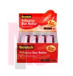 3M Scotch Adhesive Dot Roller Value Pack 6055BNS  .31 in x 49 ft 4-Pack