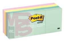 3M Post-it Notes 653-AST  1-3/8 in x 1 7/8 in (34.9 mm x 47.6 mm)