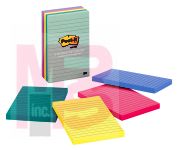 3M Post-it Notes 660-5PK-AST 4 in x 6 in (101 mm x 152 mm) Marsielle 12 per case