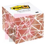 3M Post-it Notes Cube  2027-CPR-WGEO 2.6 in x 2.6 in (66.6 mm x 66.6 mm)