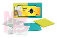 3M Post-it Super Sticky Full Adhesive Notes F330-12SSFM Assorted Colors