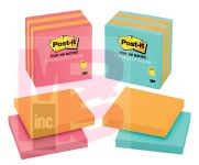 3M Post-it Pop-up Notes 3301-5ALT-M  3 in x 3 in (76 mm x 79 mm) 5 wrapped packs . Mixed case of 2