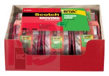 3M Scotch Tough Grip Moving Packaging Tape 150-6  1.88 in x 22.2 yd (48 mm x 20.3 m)