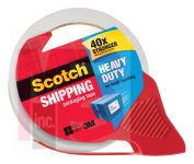 3M Scotch Heavy Duty Shipping Packaging Tape 3850S-RD 1.88 in x 38.2 yd (48 mm x 35 m) 12 per case