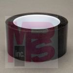 3M 850-Black-1/2"x72yd-Bulk Polyester Film Tape Black 1/2 in x 72 yd 1.9 mil - Micro Parts &amp; Supplies, Inc.