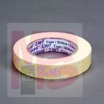 3M  2307-12mmx55m  Masking Tape  Tan 12 mm x 55 m 5.2 mil - Micro Parts &amp; Supplies, Inc.