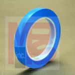 3M  4737S  Scotch  High Temperature  Fine Line  Tape  Blue 1/4 in x 36 yd 5.4 mil - Micro Parts &amp; Supplies, Inc.