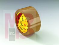 3M Scotch Box Sealing Tape 372 Tan 48 mm x 100 m 6 per box 6 boxes per case Bulk