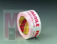 3M 3772 Scotch Printed Message Box Sealing Tape White 48 mm x 100 m - Micro Parts &amp; Supplies, Inc.