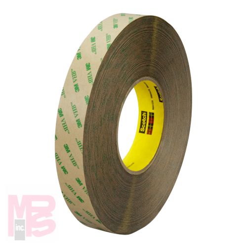 3M Adhesive Transfer Tape 9473PC  Clear  1.89 in x 60 yd  10 mil  6 rolls per case