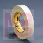 3M Scotch High Performance Masking Tape 232 Tan 3/4 in x 60 yd 6.3 mil 48 per case