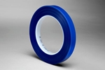 3M 8902 Polyester Tape Blue 1/4 in x 72 yd on Plastic Core - Micro Parts &amp; Supplies, Inc.